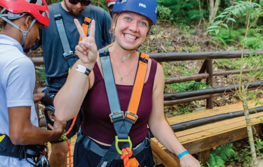 Scape Park, Cap Cana with Lunch and Pick up from Santo Domingo