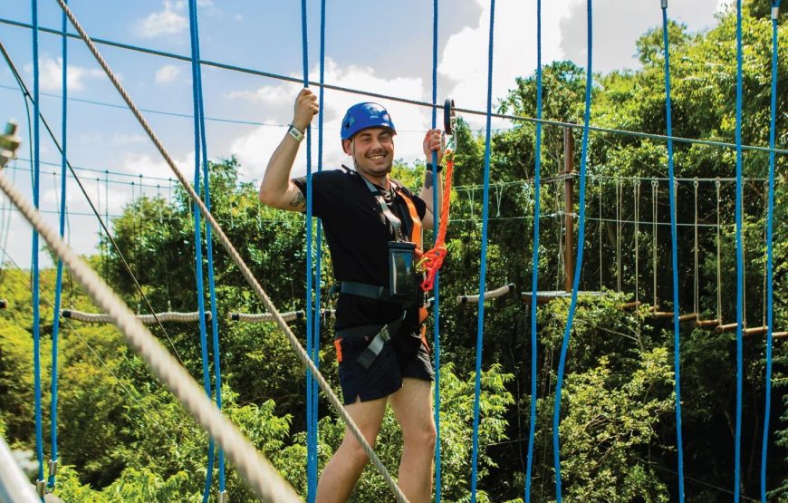 Scape Park, Cap Cana with Lunch and Pick up from Santo Domingo